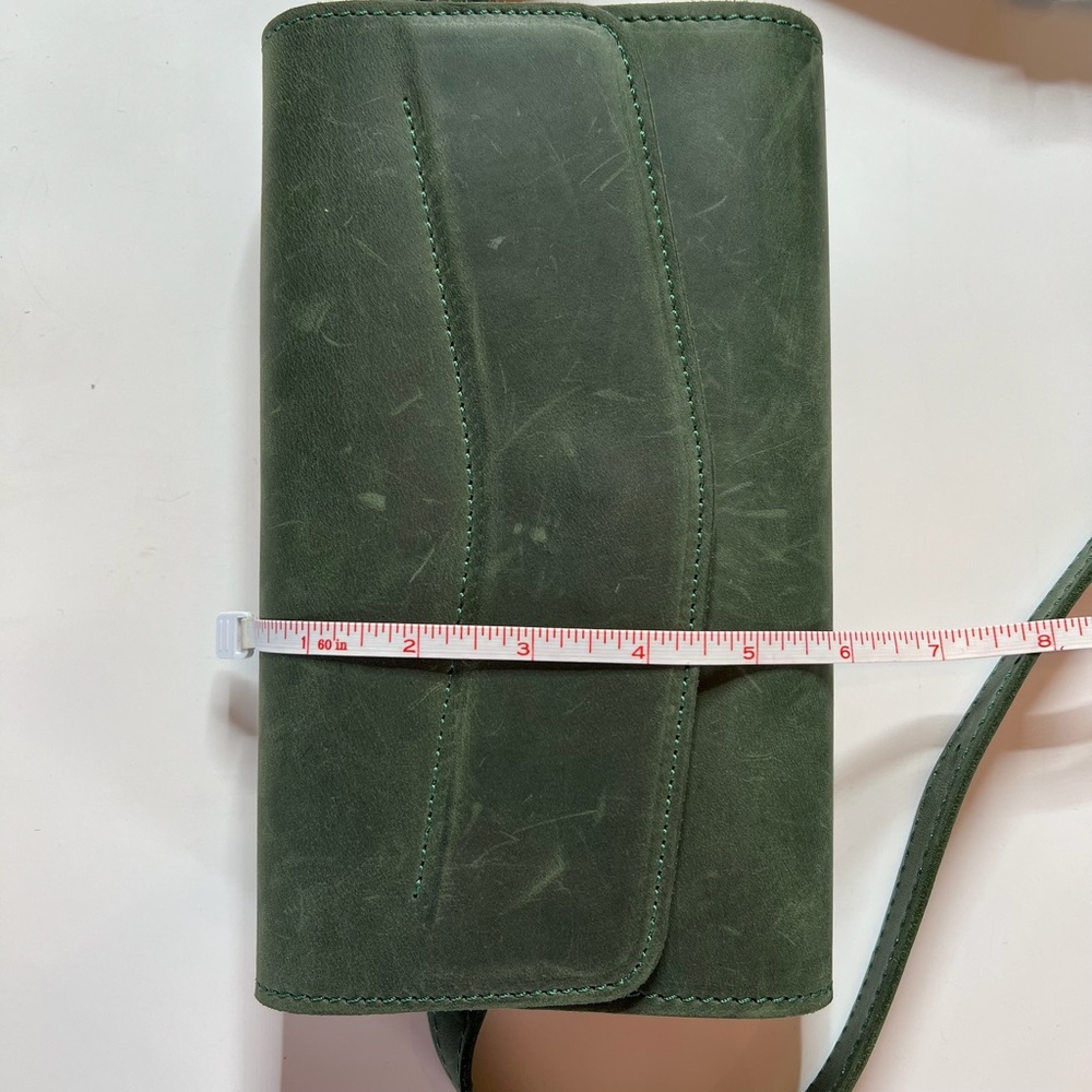 Green Leather Crossbody Bag - Picture 8 of 15